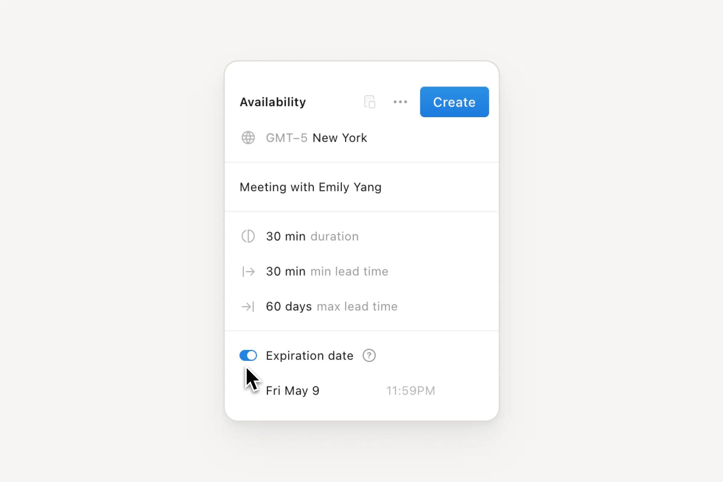 conjunto de calendários