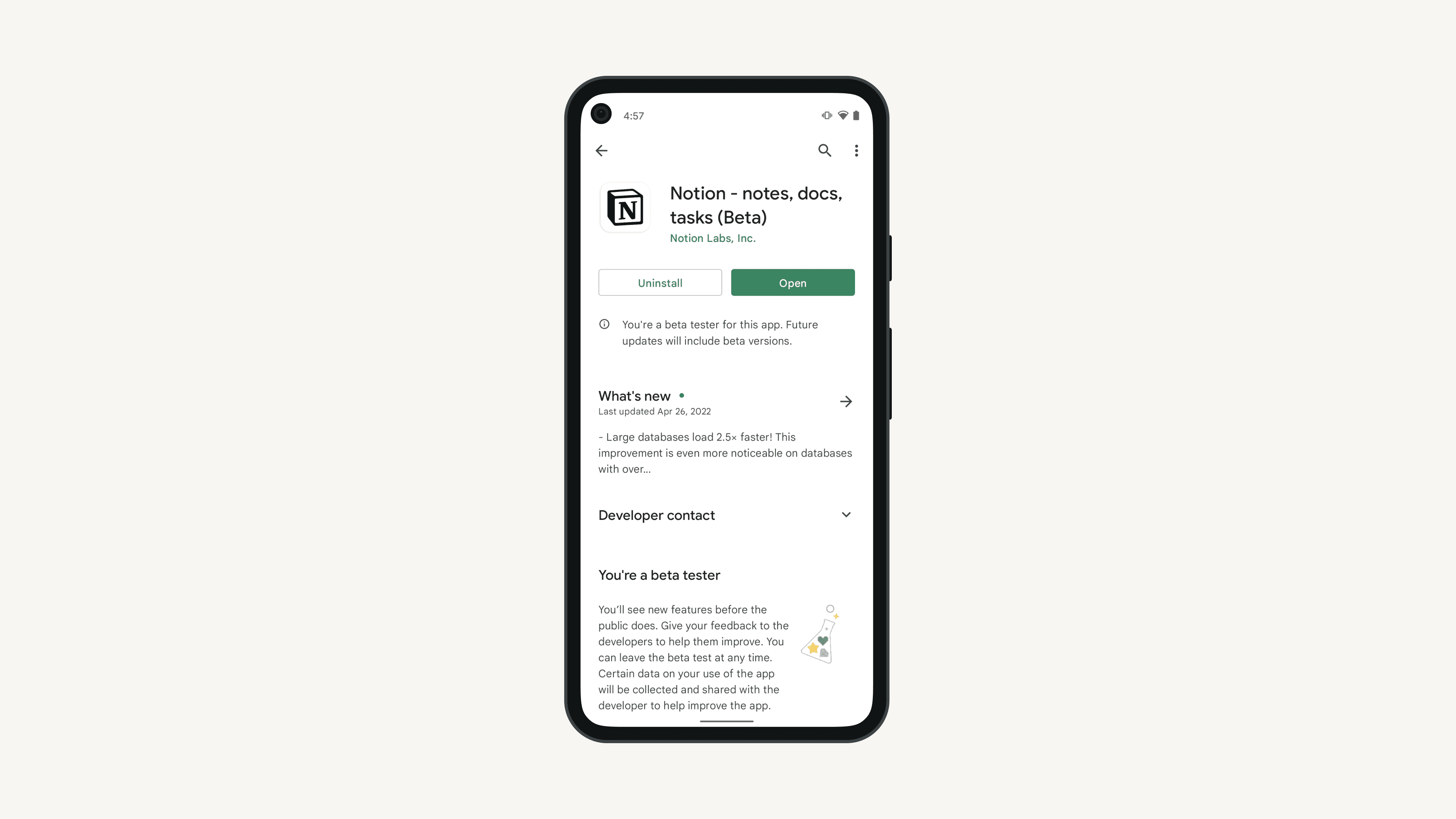 Como fazer parte do programa beta para testar os apps móveis do Notion