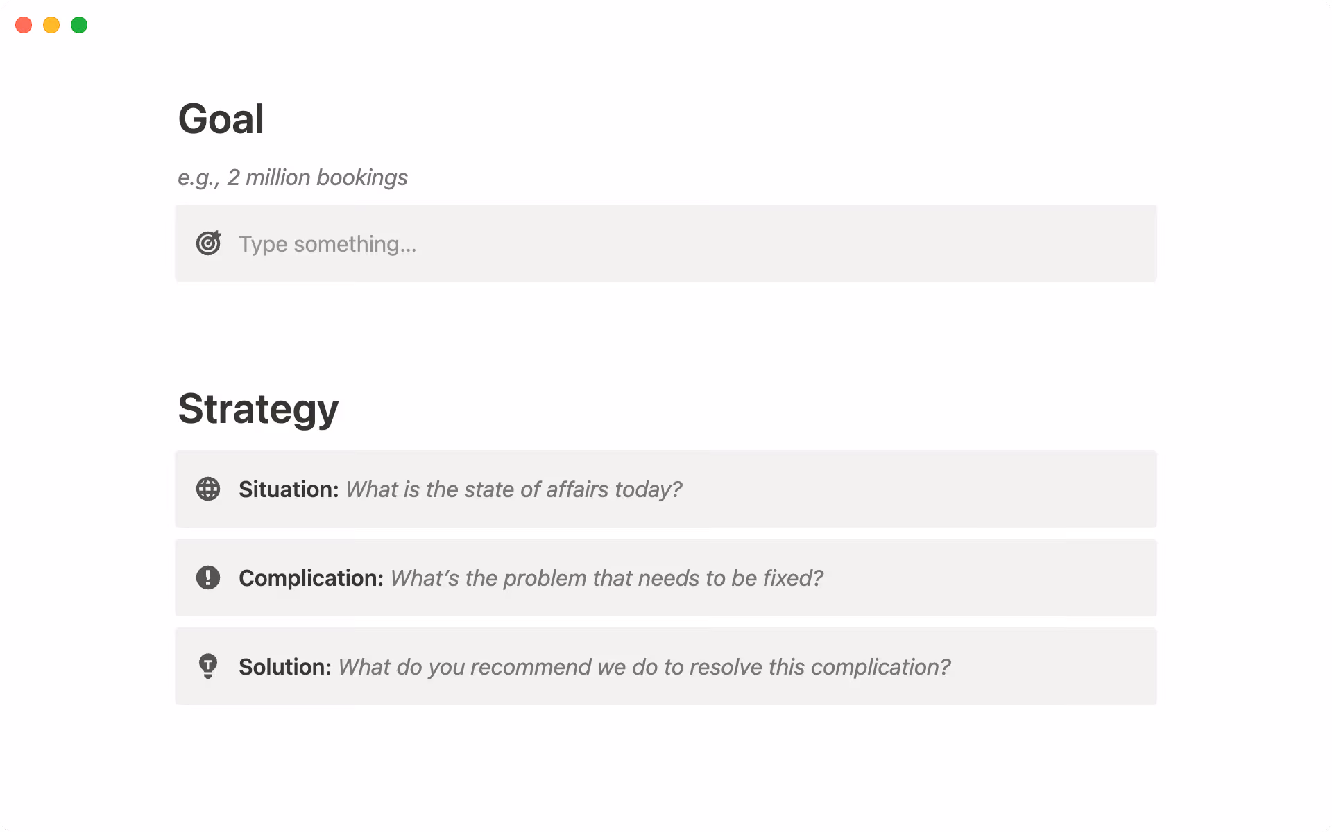 Estabeleça uma meta clara e elabore uma estratégia.