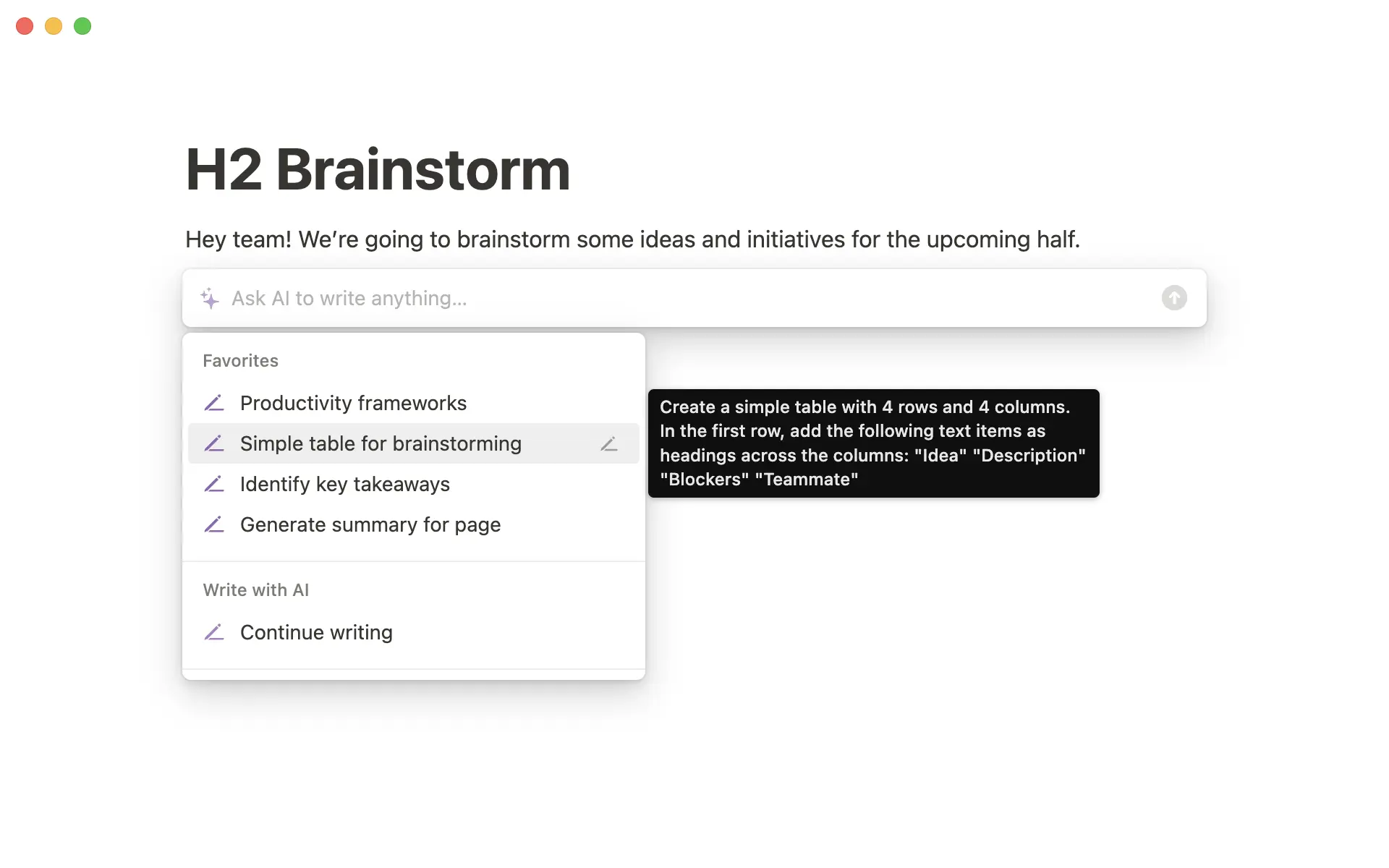 release-favoritar ia
