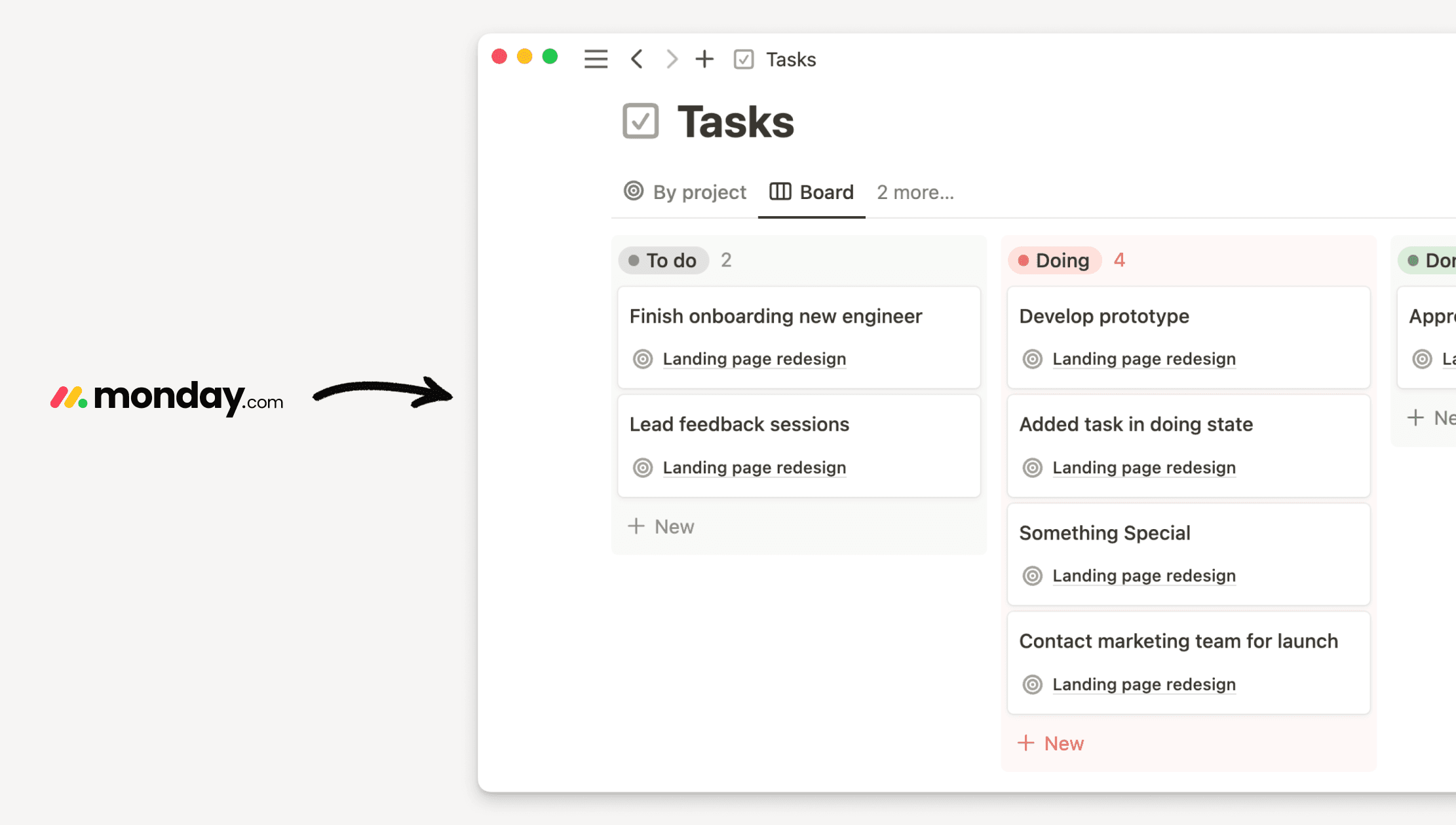 CA: Importação de Monday.com