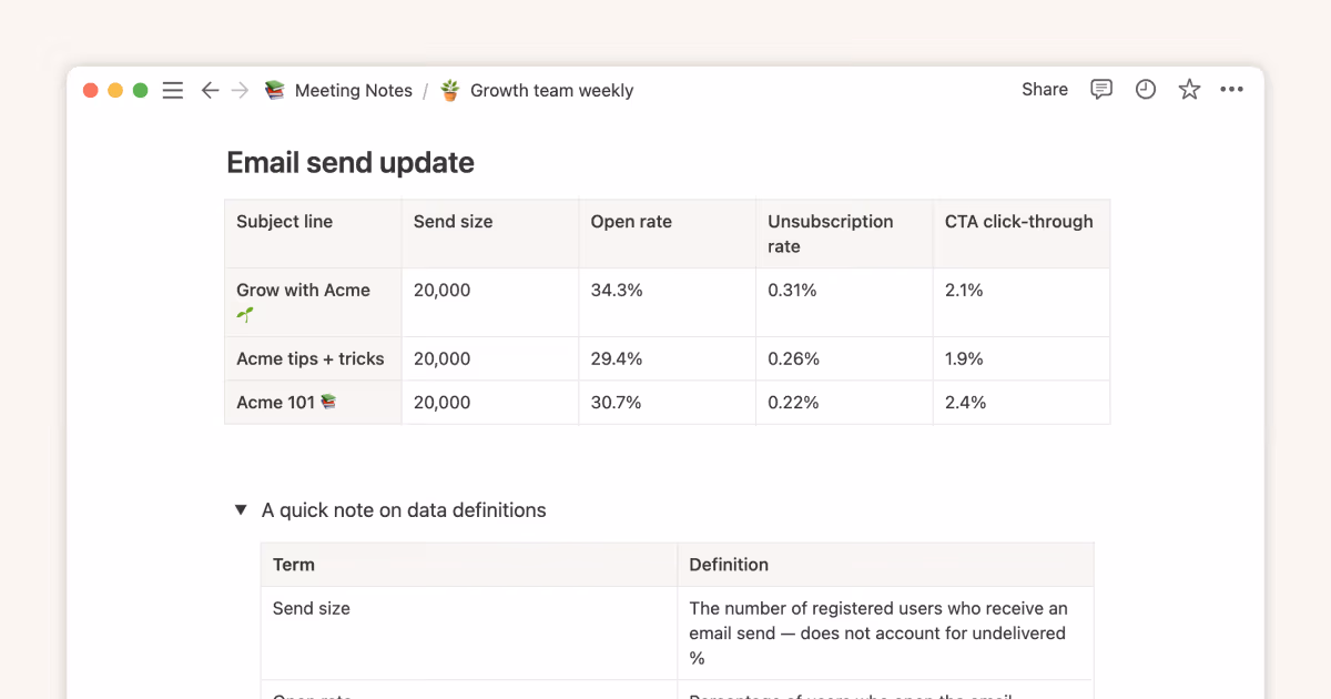 As melhores maneiras de usar tabelas simples em suas páginas do Notion (e quando não as usar)
