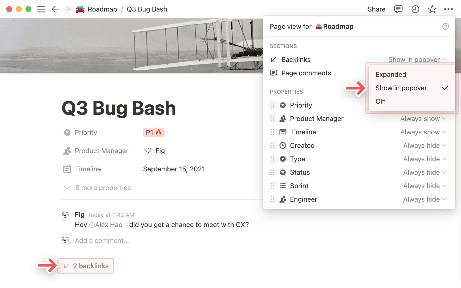 Personalizar links internos