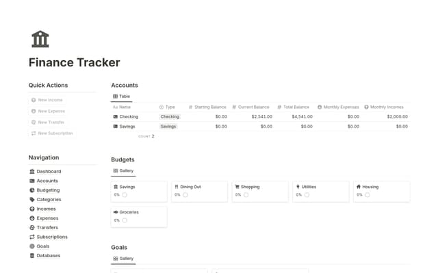 Ultimate Finance Tracker