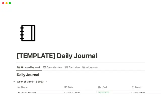 Daily Journal
