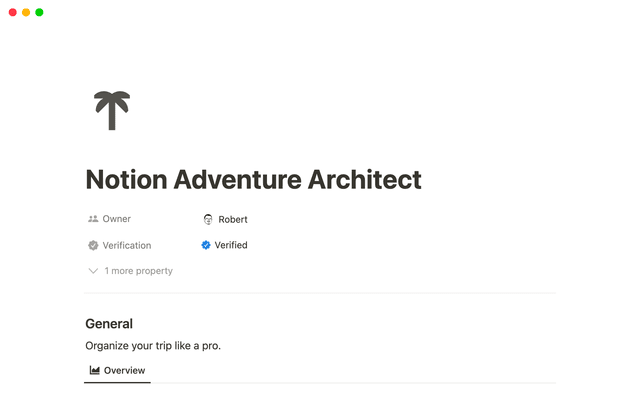 Notion Adventure Architect